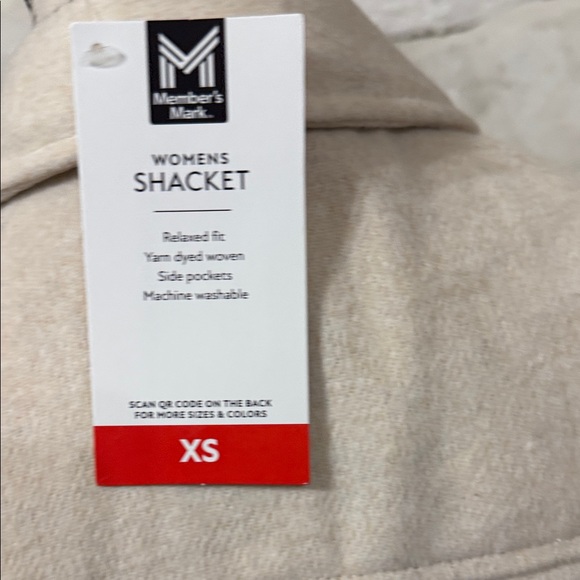 Cream Oversized Button-Front Shacket - Picture 4 of 5